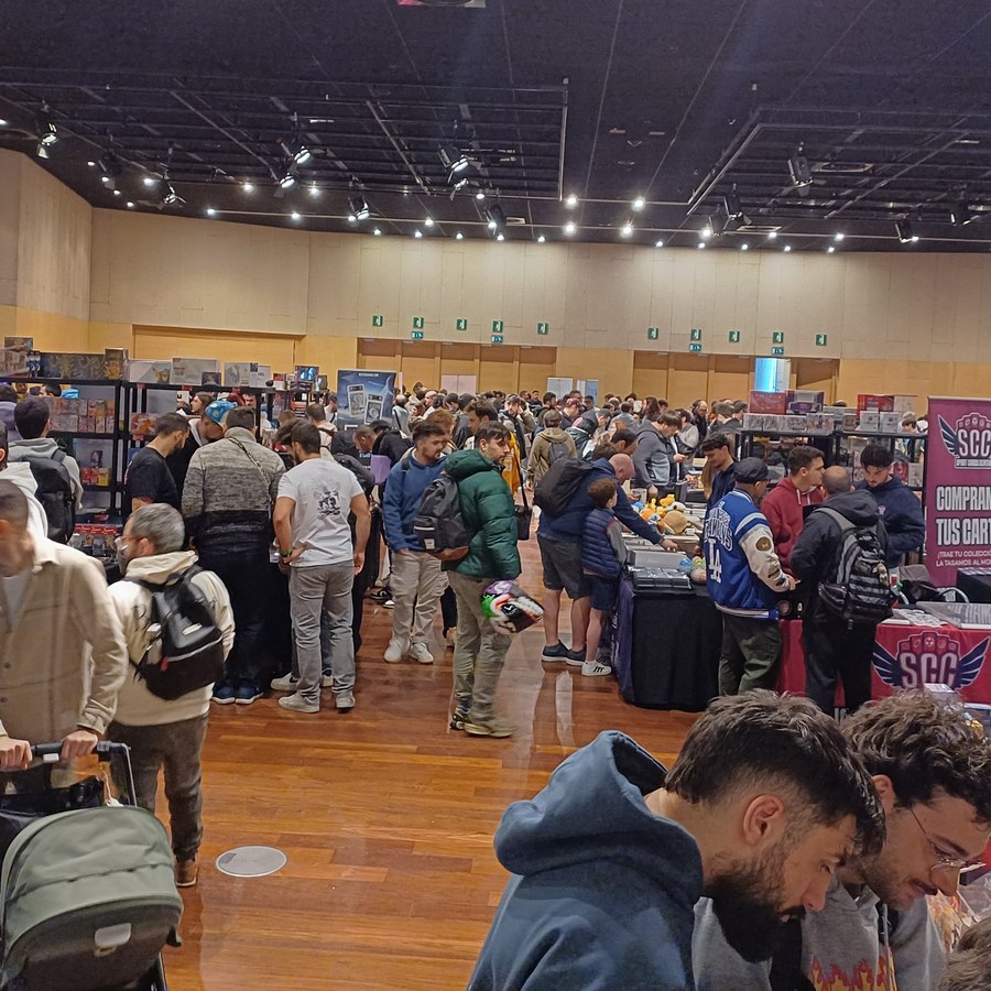 El ambiente de la sala en North Card Show (1ª edición, Bilbao)