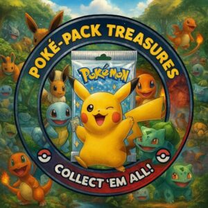 Logotipo de Poké-Pack Treasures, creador de contenido colaborador de North Card Show