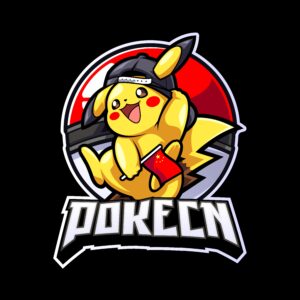Logotipo de PokeCN, patrocinador de North Card Show